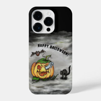 Coque Pour iPhone 14 Plus Fantôme, Chat, Chat et Citrouille, Bonne Halloween