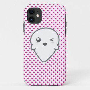Coque iphone fantôme Kawaii Winking