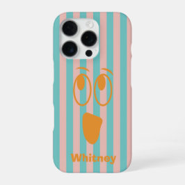 Coque iPhone 16 Pro Fantôme rayé tendance