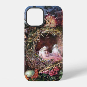 Coque iPhone 12 Fées dans un nid d'oiseaux, John Anster Fitzgerald