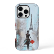 Femme en route pour Paris