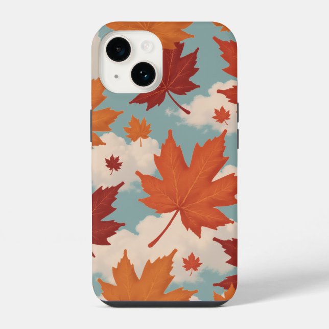 Coque iPhone Feuille d'érable (Verso)