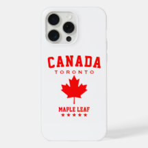 Feuille d'érable rétro patriotique de Toronto Cana