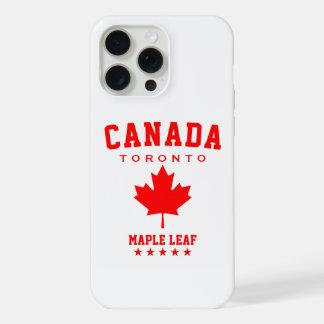 Feuille d'érable rétro patriotique de Toronto Cana