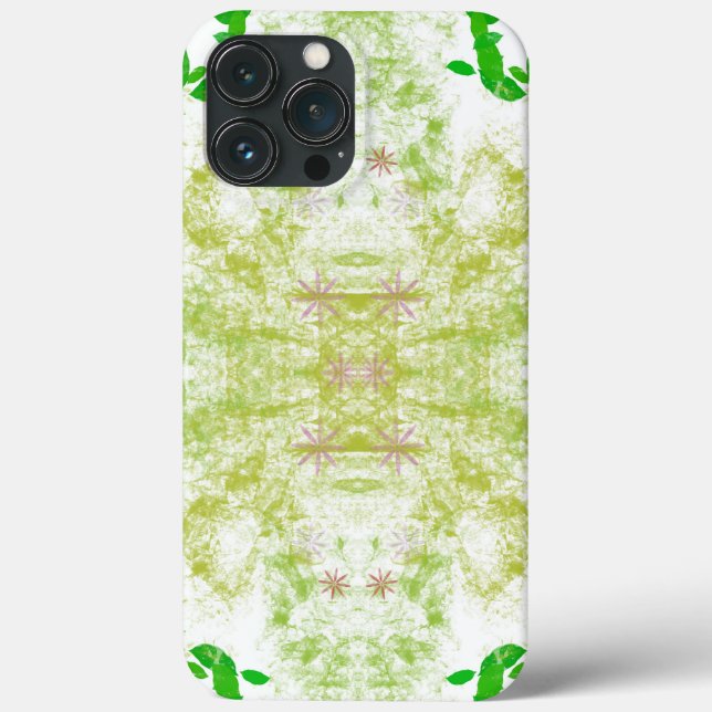 Coque iphone Feuille vert (Verso)