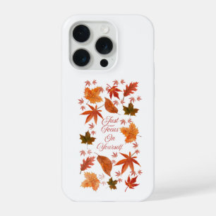 Feuilles d'automne Citation Juste Se Concentrer Su