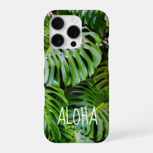 Coque iPhone 16 Pro Feuilles de Monstera, jardins de Limahuli, Kauai, 