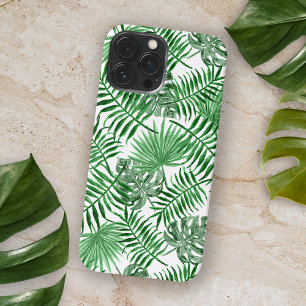 Feuilles de palmier vert tropical chic Art d'été