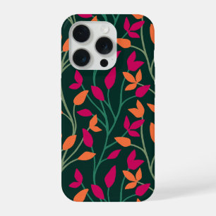 Feuilles vert foncé botaniques Style audacieux et