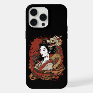 Fille asiatique   Dragon chinois