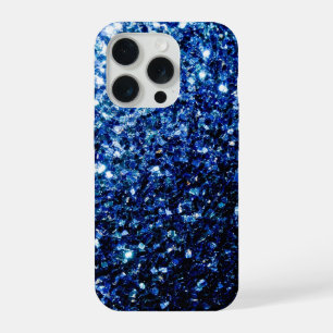Flamme de parties scintillant bleu foncé