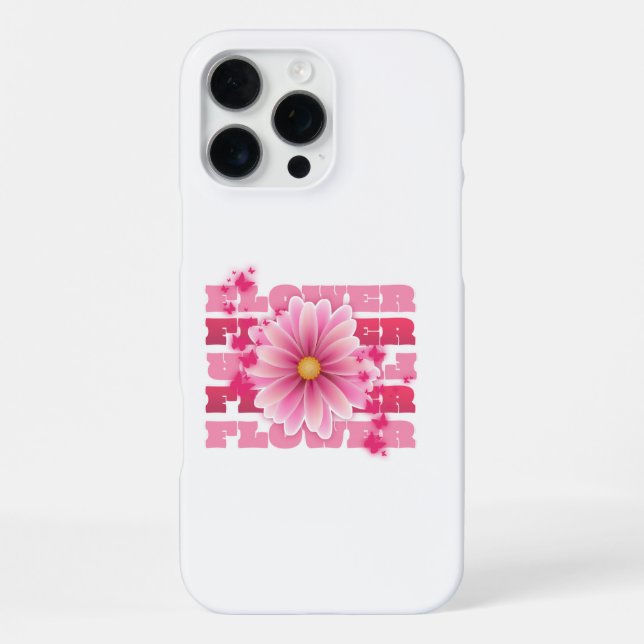Coque iPhone Fleur (Verso)