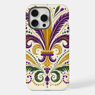 Fleur de lis jaune et vert violet
