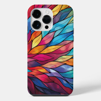 Coque Pour Pour iPhone 14 Pro Max Fleur de verre rayé