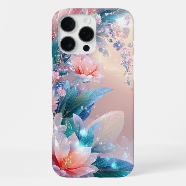 Coque iPhone Fleur Ethérée : Un Imaginaire Floral Rêvé (Verso)