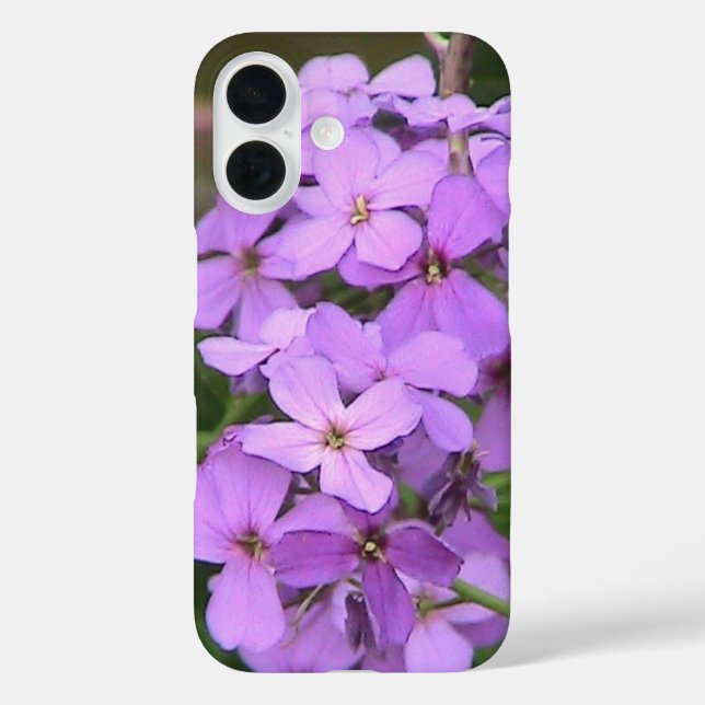 Coque iphone Fleur sauvage violet (Verso)