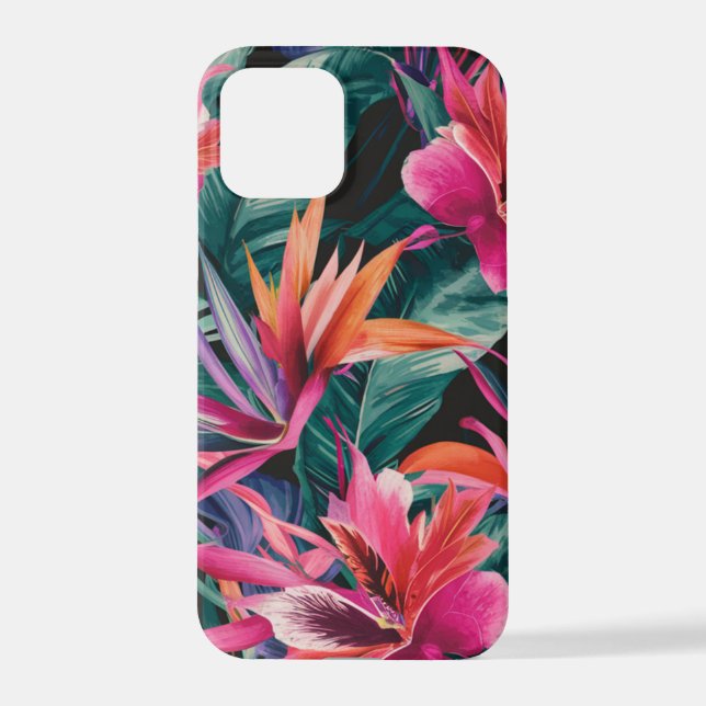 Coque iPhone fleurs (Verso)