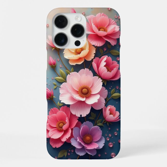 Coque iPhone Fleurs (Verso)