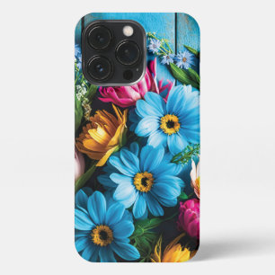 Etui iPhone 13 Pro Fleurs colorées