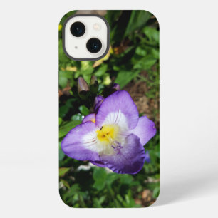 Etui iPhone 13 Fleurs de Freesia Violettes