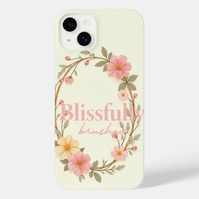 Coque iPhone Fleurs de mellow (Verso)