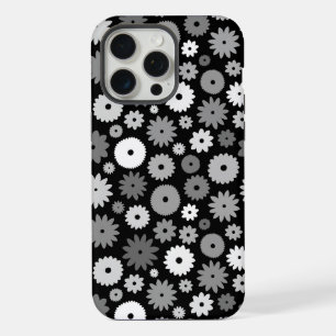 Fleurs monochromes à motif répétitif