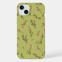 Fleurs sauvages florales jetées sur fond vert char