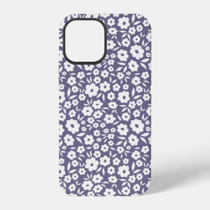Coque iPhone 12 Fleurs tendance motif sans couture. Petits flo vin