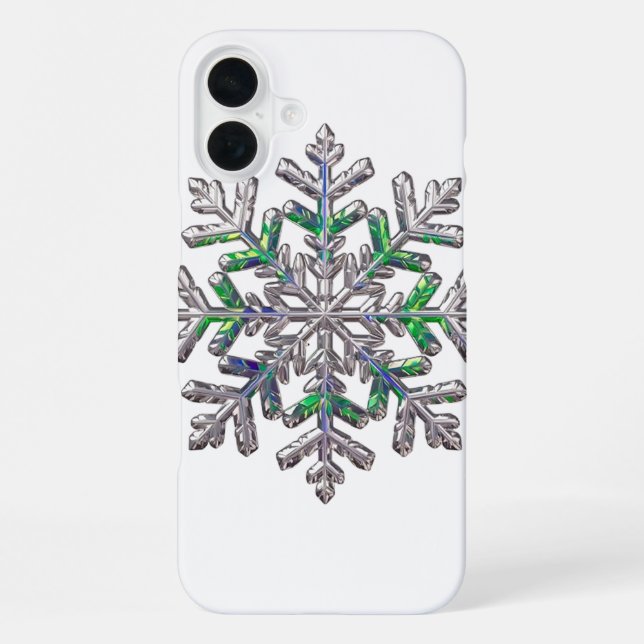 COQUE iPhone FLOCON DE NEIGE (Verso)