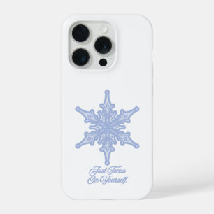 Flocon de neige d'hiver Juste Concentrez-vous sur