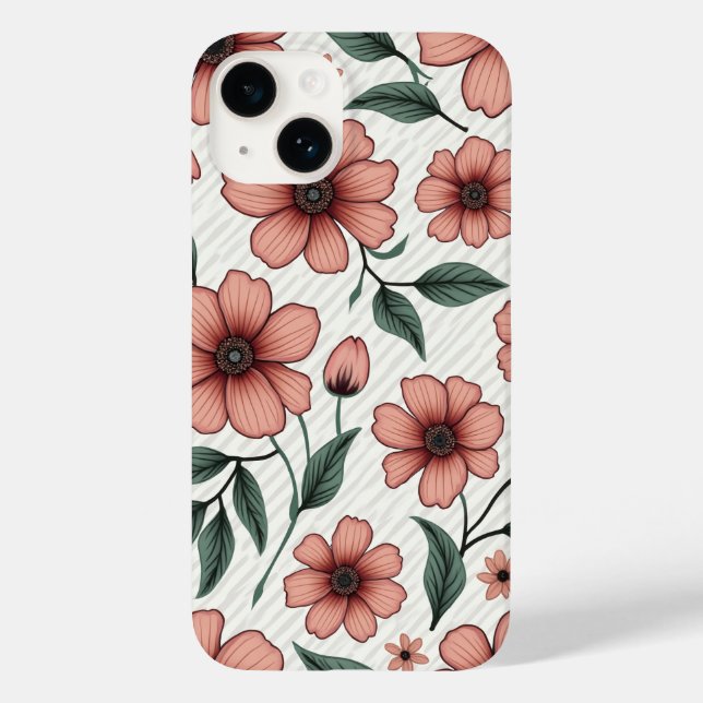 Coque iphone floral (Verso)