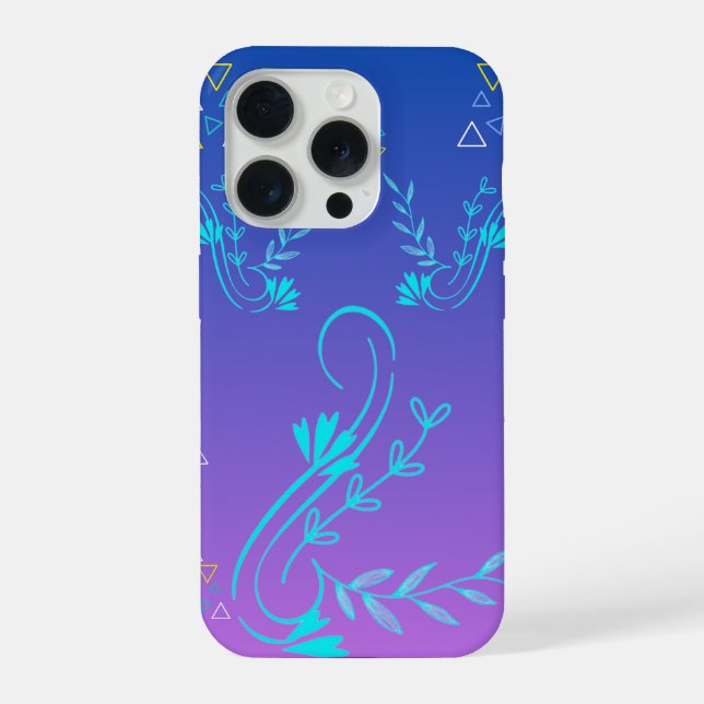 Coque iPhone Floral  (Verso)