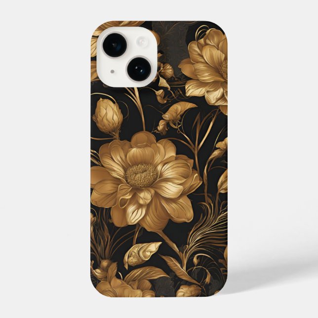 Coque iPhone Floral cover  (Verso)