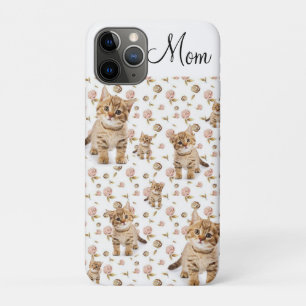 Coque iphone Floral Kitten Maman
