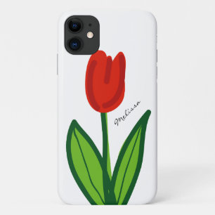 Coque iphone floral Whimsical avec fleur de tulipe