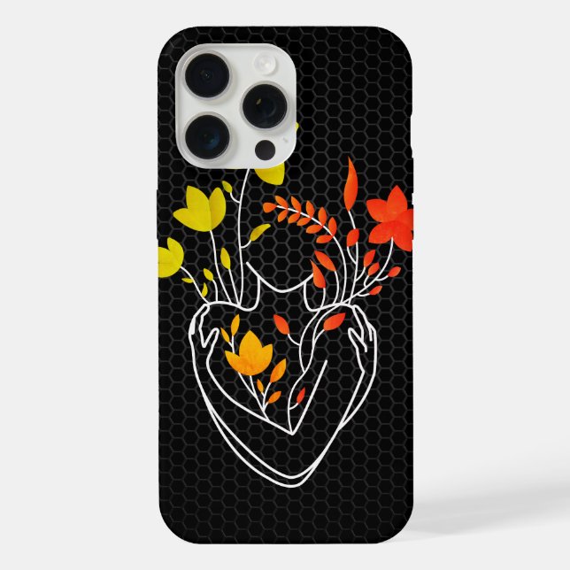 Coque iPhone Flower Lady - Retro Edition (Verso)