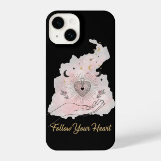 Coque Pour iPhone 14 Follow Your Heart - Sacred Heart Celestial Magic