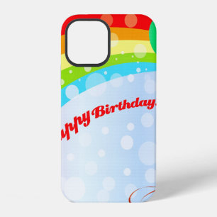 Coque iPhone 12 Fond-anniversaire-ballons