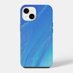 Coque Pour iPhone 14 Fond Bleu