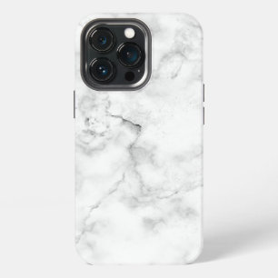 Etui iPhone 13 Pro Fond de marbre noir et blanc