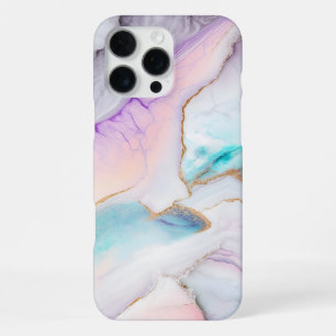 Coque iPhone 16 Pro Max Fond de peinture abstraite en marbre liquide