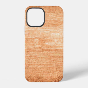 Coque iPhone 12 Fond de surface de texture de bois sombre avec vie