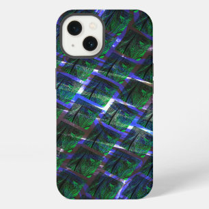 Etui iPhone 13 Fond d'image vert sous grille sombre ?