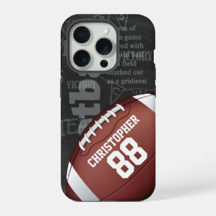 Football américain personnalisé sur tableau noir