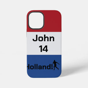 Coque iPhone 12 Mini Football néerlandais, personnalisable