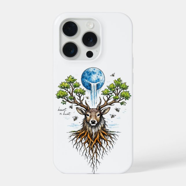 Coque iPhone forest Spirit (Verso)