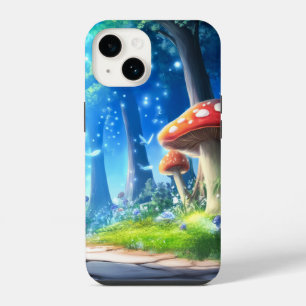 Coque Pour iPhone 14 Forêt de Champignons