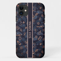 Coque iphone fournitures motif mignon