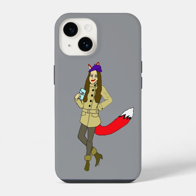 Coque iPhone Foxgirl (Verso)