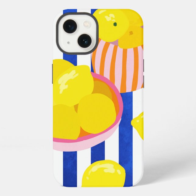 Coque iPhone Fraîcheur de citron (Verso)